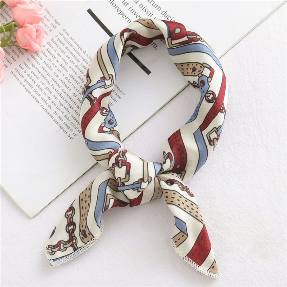 5 for $25 Small Satin Silky Neck Scarf Hair Scarf
